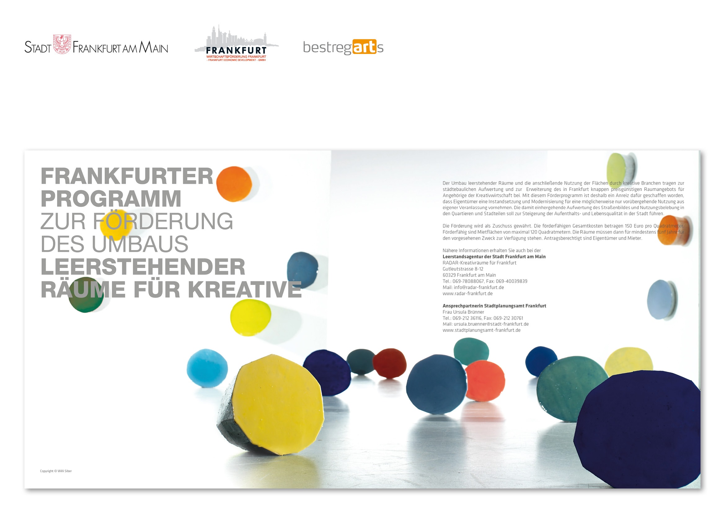 Broschüre Bedeutung der Kreativwirtschaft für Frankfurt