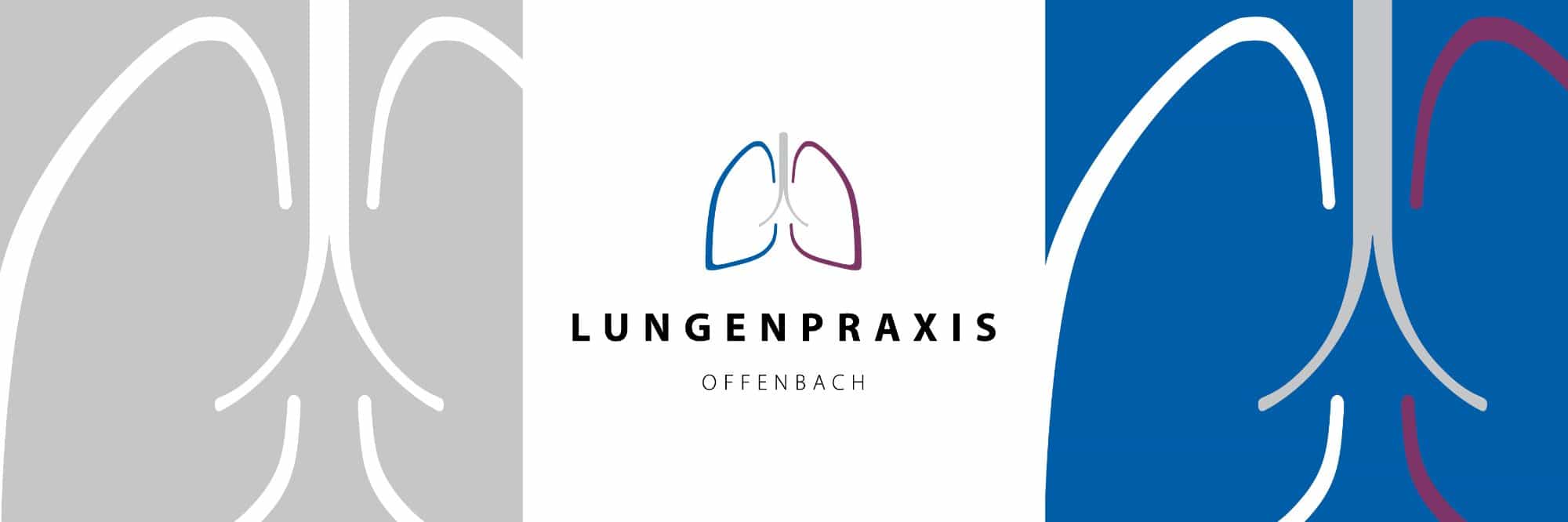 Corporate Design Entwicklung für Lungenpraxis Offenbach Kopie