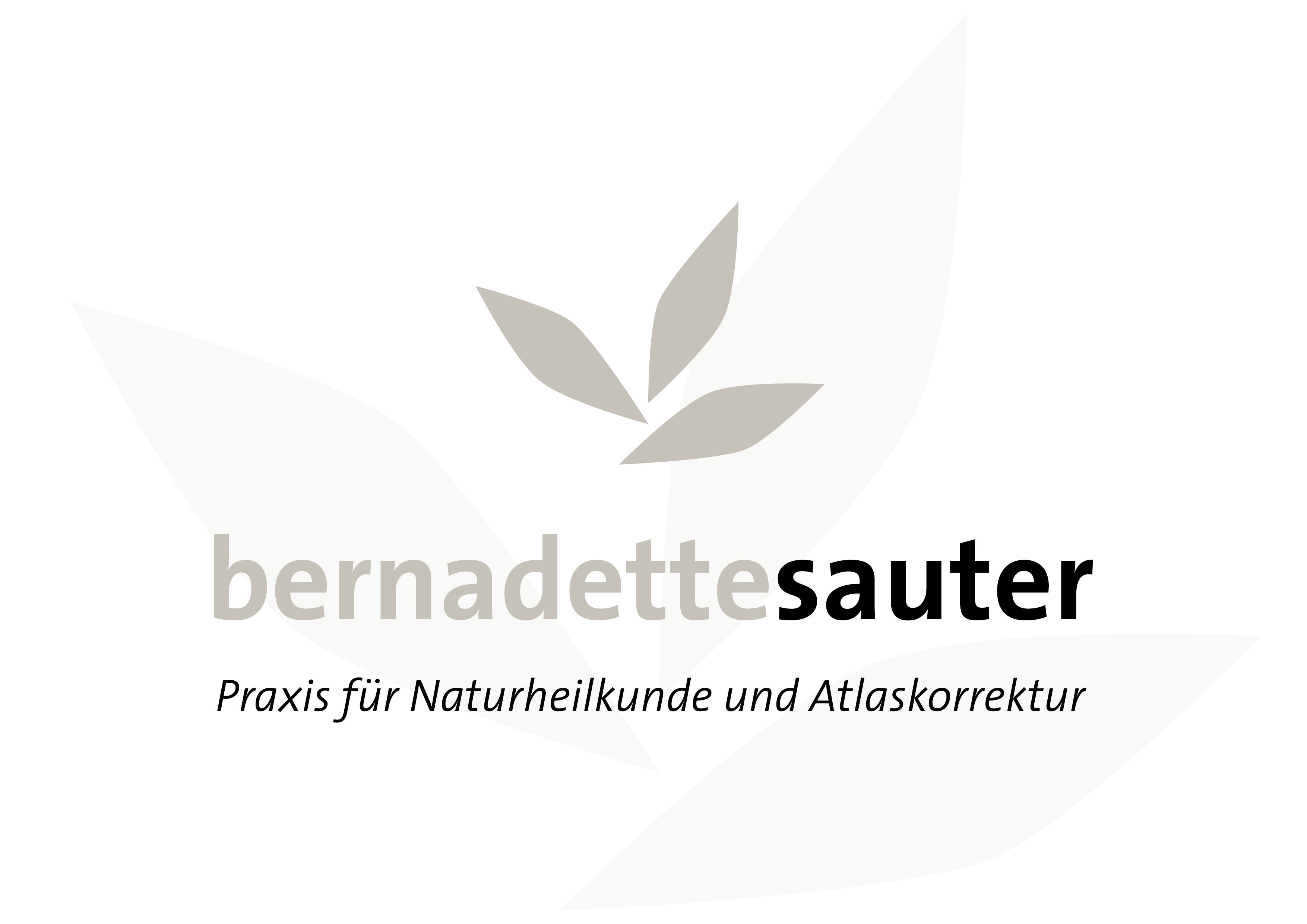 Logo Entwicklung und Programmierung Homepage für Bernadette Sauter, Praxis für Naturheilkunde und Atlaskorrekturdurch Grafik-Designer Ronald Wissler