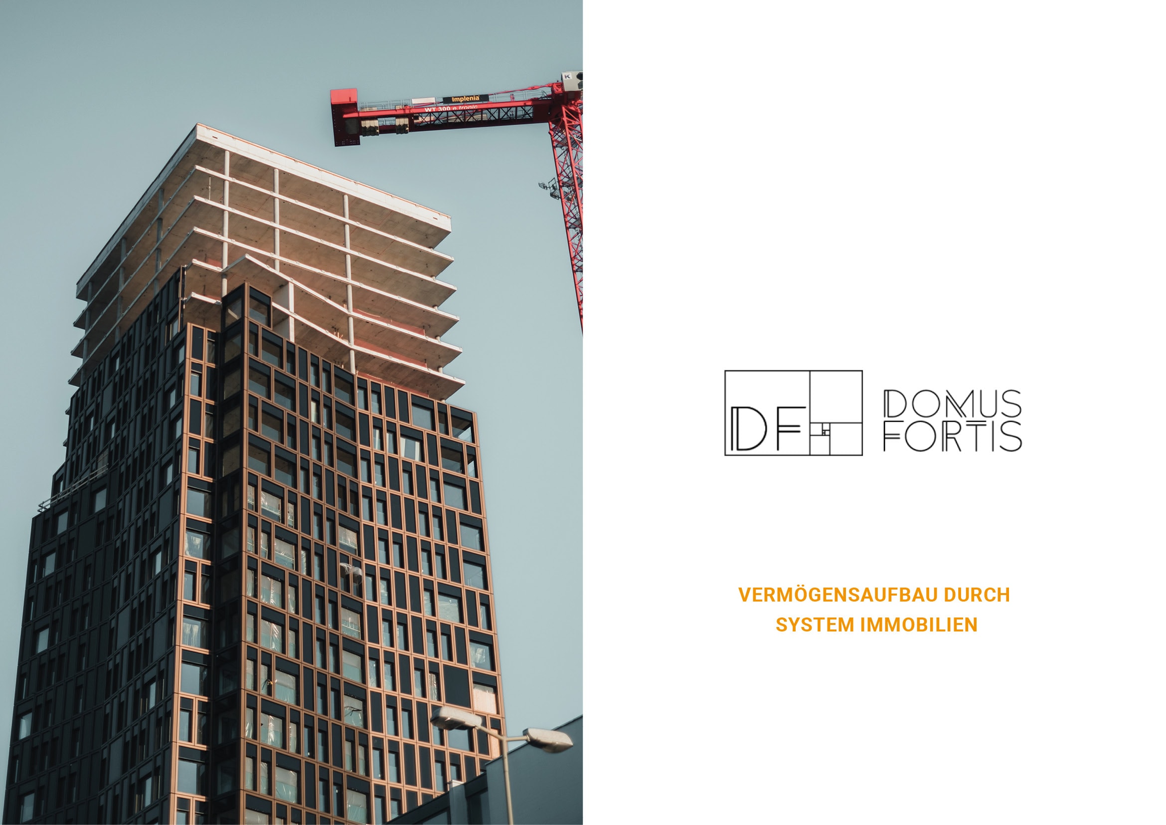 Webdesign und Programmierung der Internetseite für das Immobilien Unternehmen Domus Fortis durch Ronald Wissler Visuelle Kommunikation