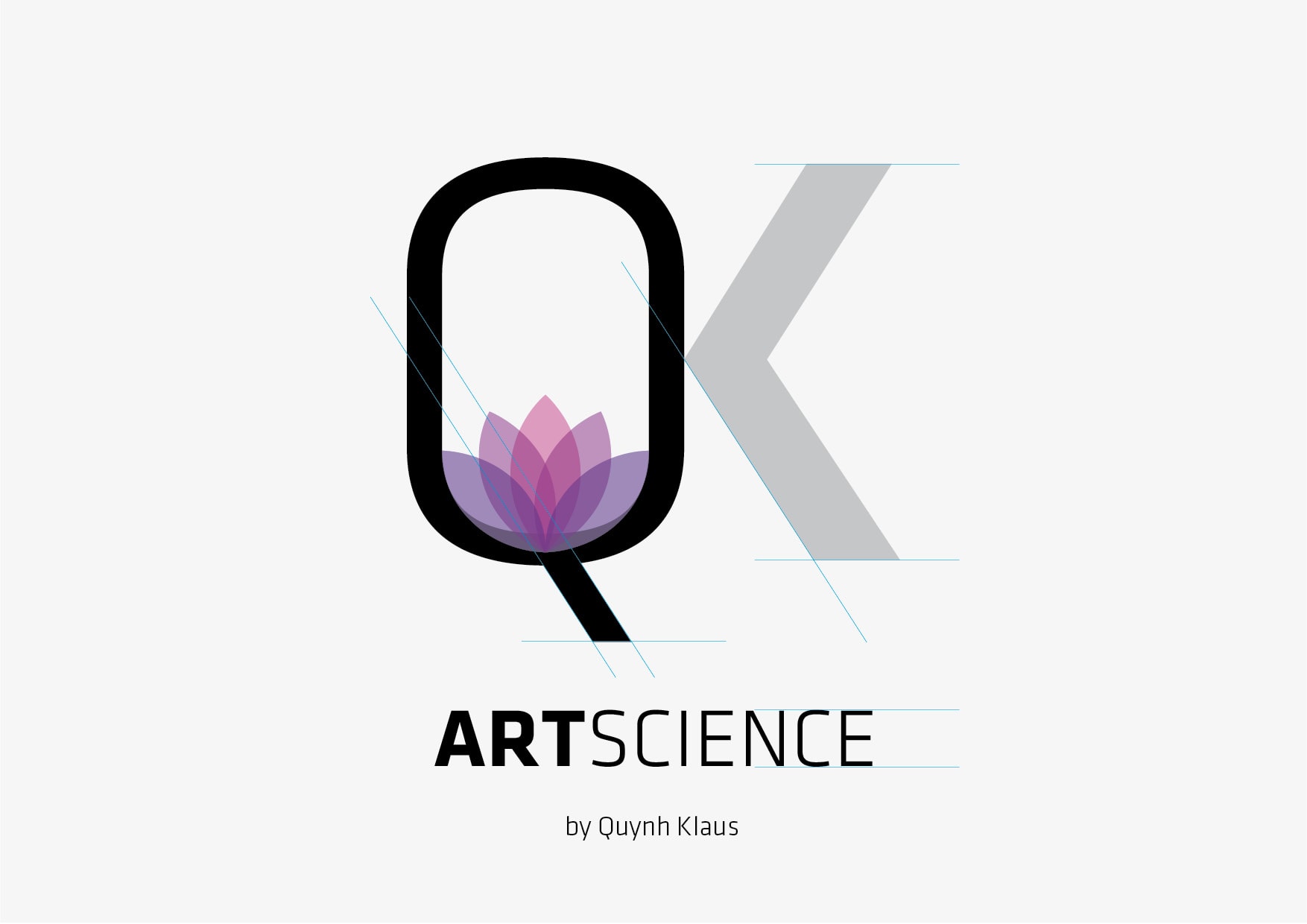 Entwicklung Logo für Quynh Klaus ARTSCIENCE