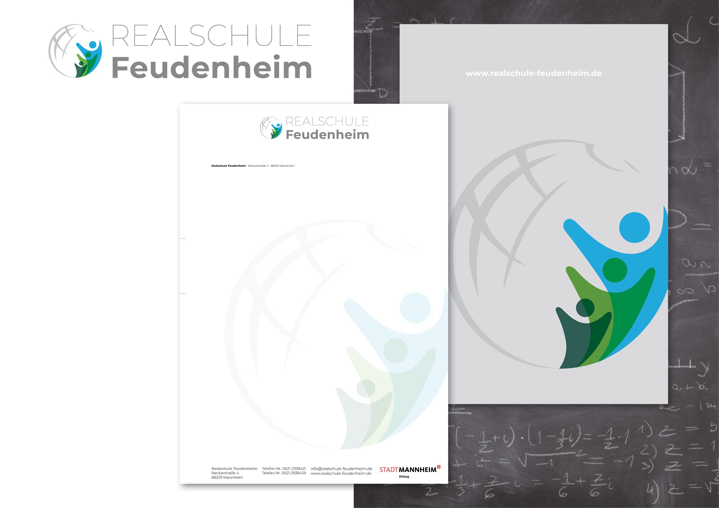 Corporate Design und Logo Entwicklung für Realschule durch Grafikdesigner Ronald Wissler